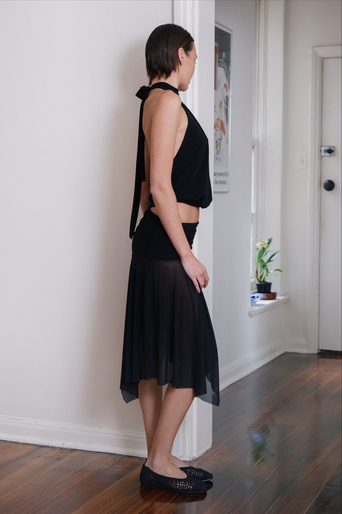 GATHER HALTER BLACK