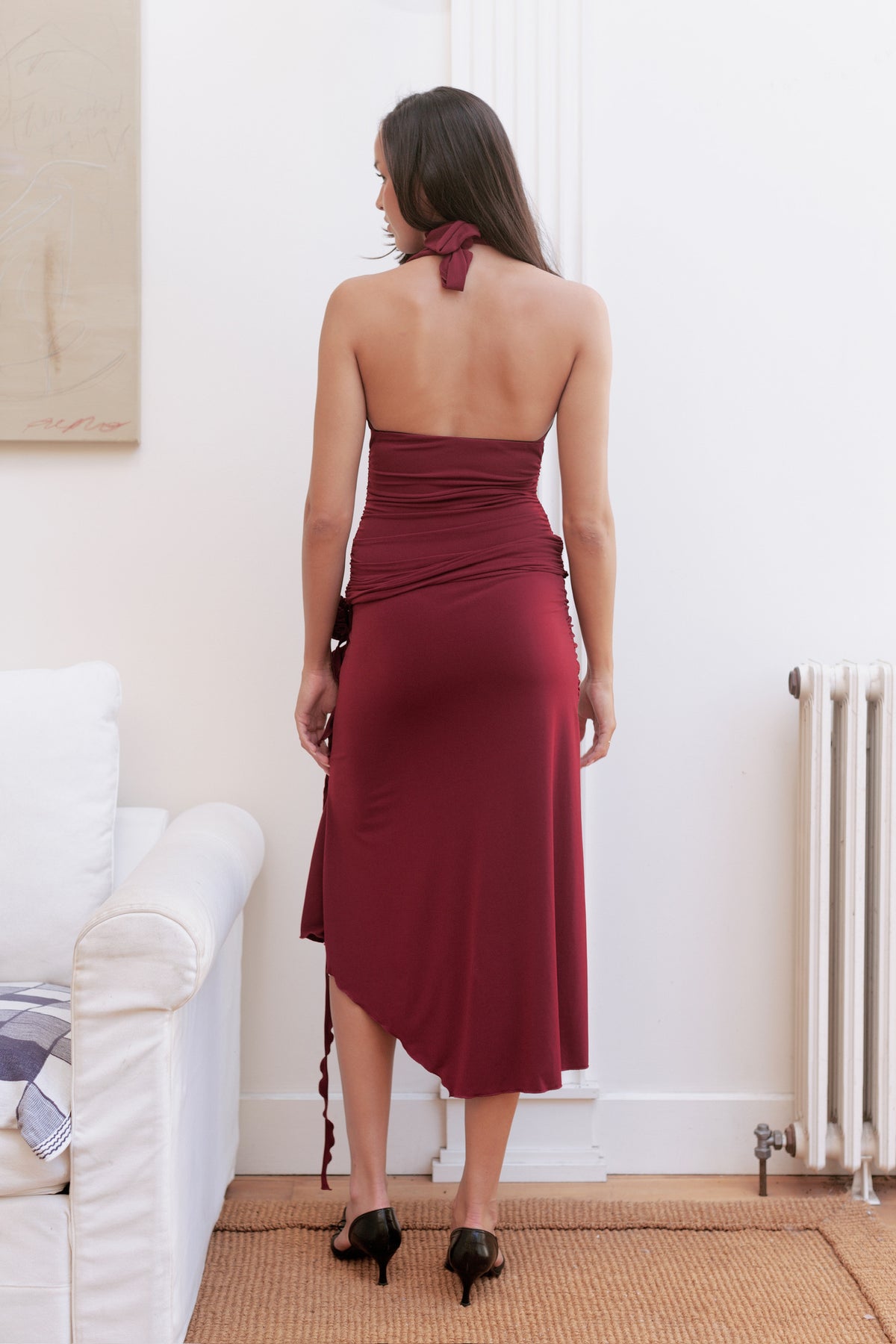 HALTER CHERRY RED
