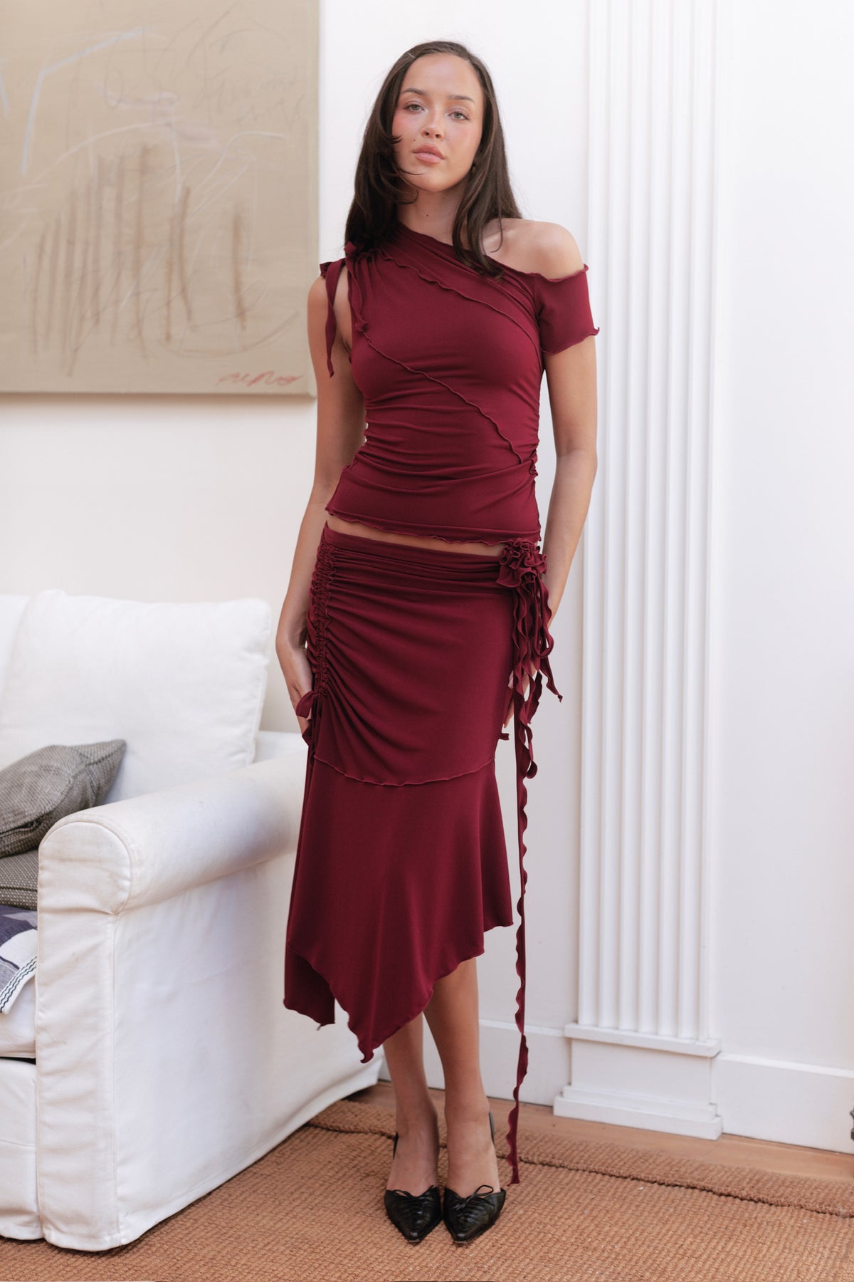 SUMMER POP TOP CHERRY RED
