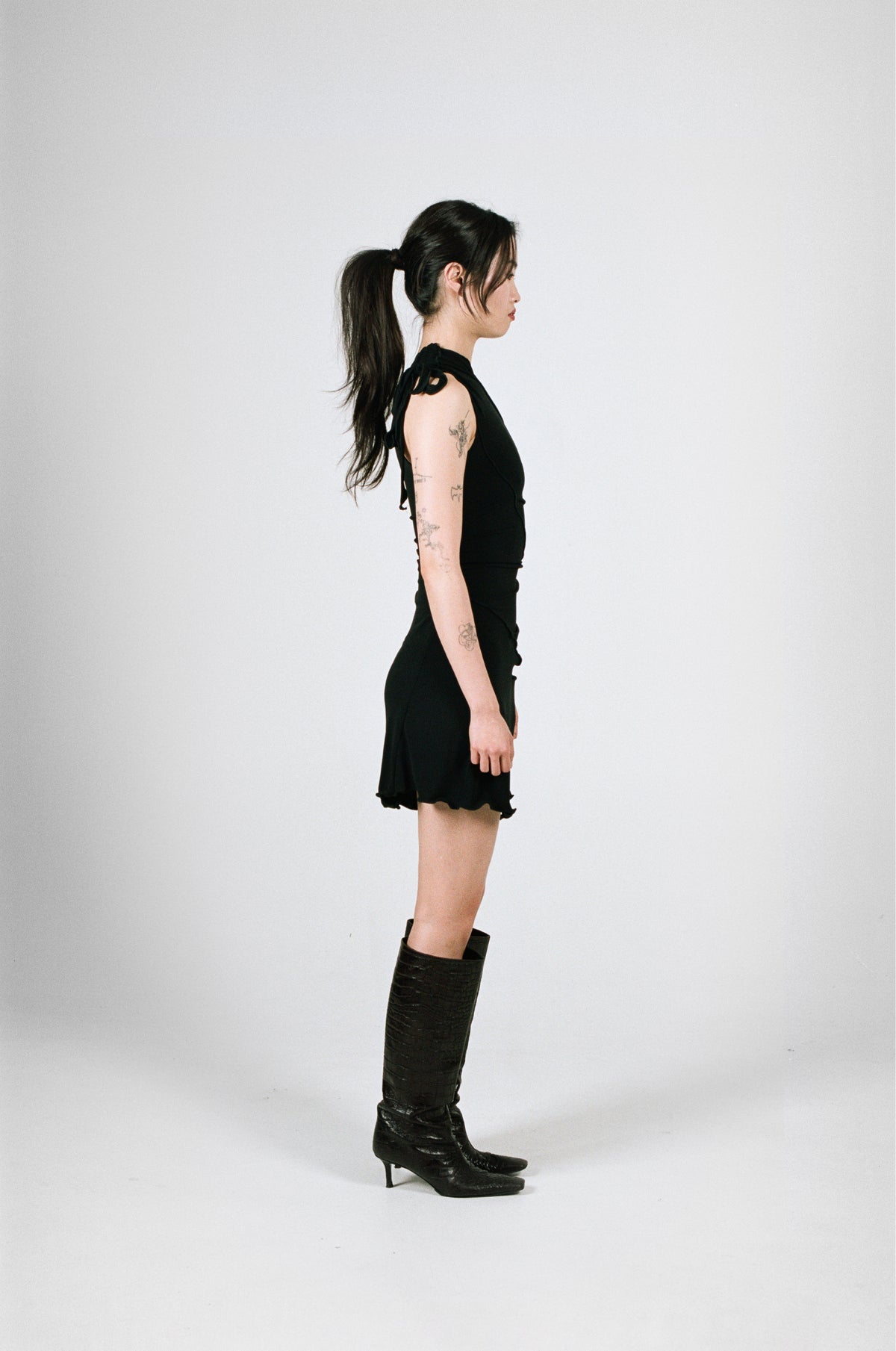 SUMMER DRESS MINI BLACK