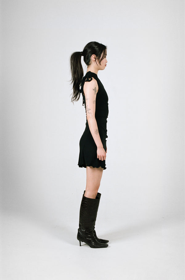 SUMMER DRESS MINI BLACK