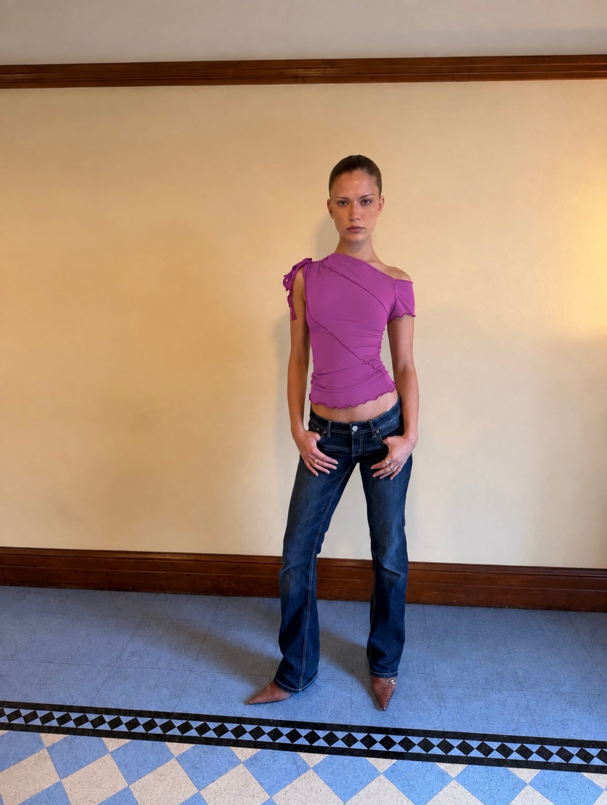 SUMMER POP TOP MAGENTA