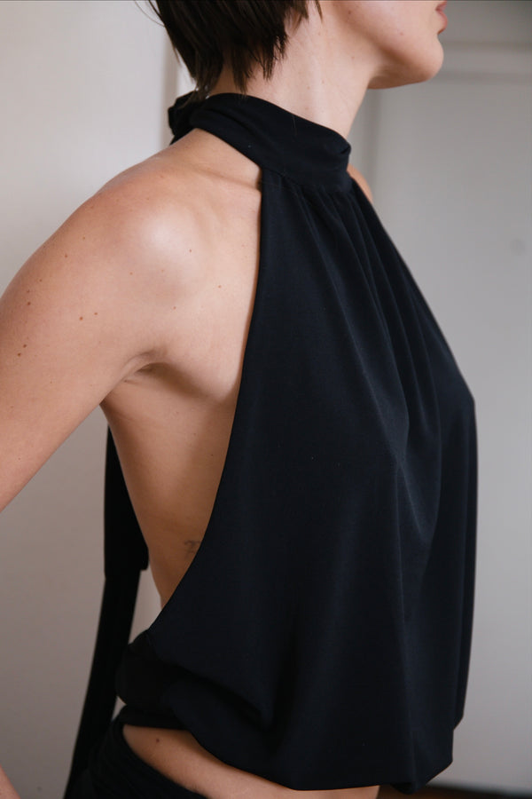 GATHER HALTER BLACK