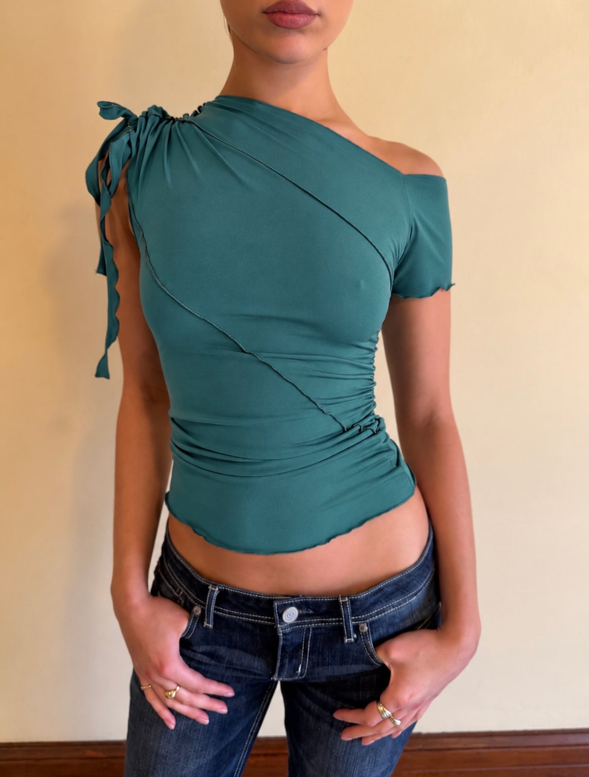 SUMMER POP TOP SAGE BLUE