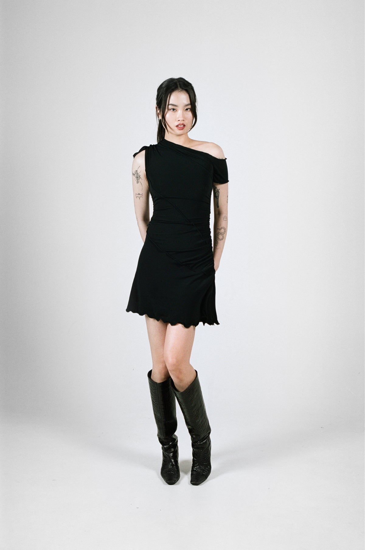 SUMMER DRESS MINI BLACK