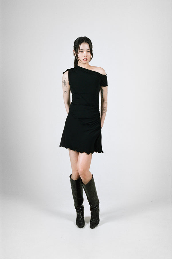 SUMMER DRESS MINI BLACK