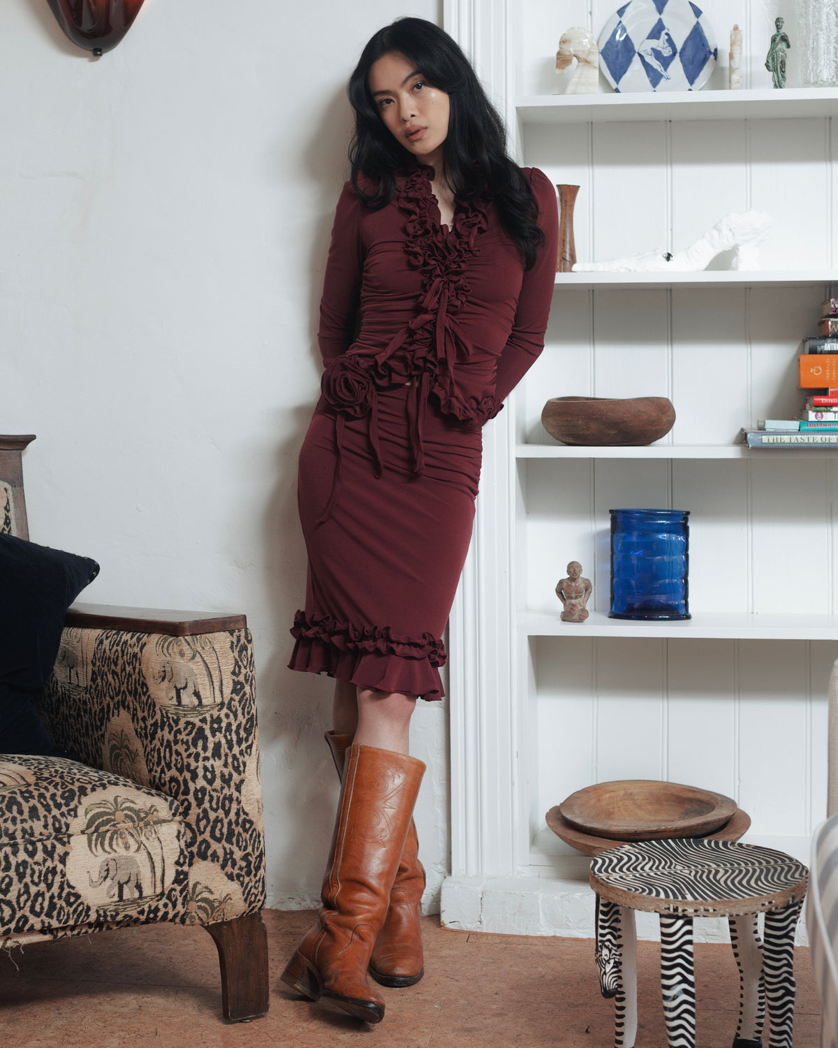 RUFFLE TOP WINE